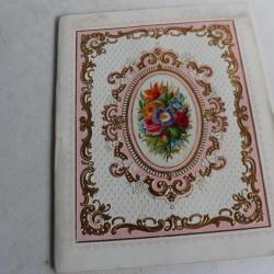 Cahier d'écolier voeux aux parents pour le nouvel an 1895