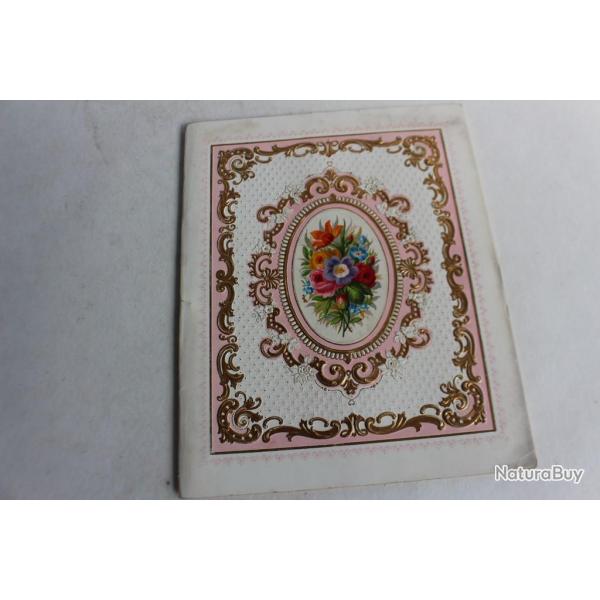 Cahier d'colier voeux aux parents pour le nouvel an 1895