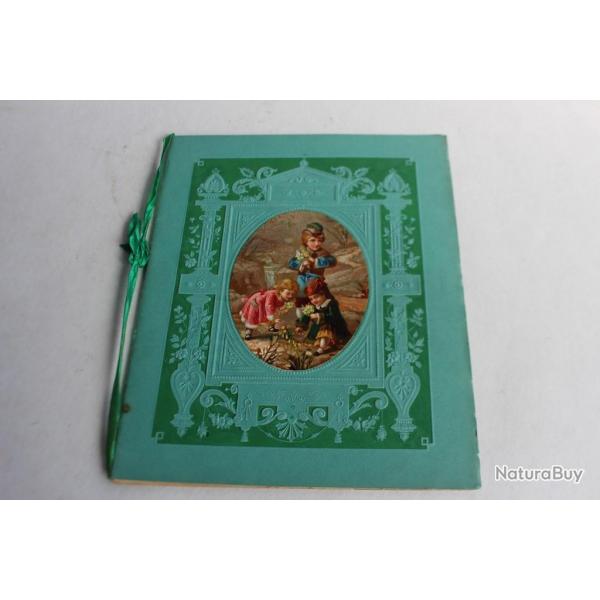 Cahier d'colier voeux aux parents pour le nouvel an 1886