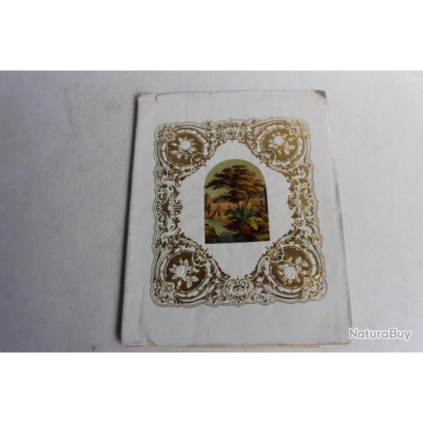 Cahier d'colier voeux aux parents pour le nouvel an 1866