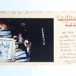 Envoi dédicacé Pierre CORNU Photographie signée