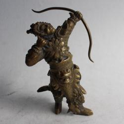Ancien bronze guerrier archer Chinois