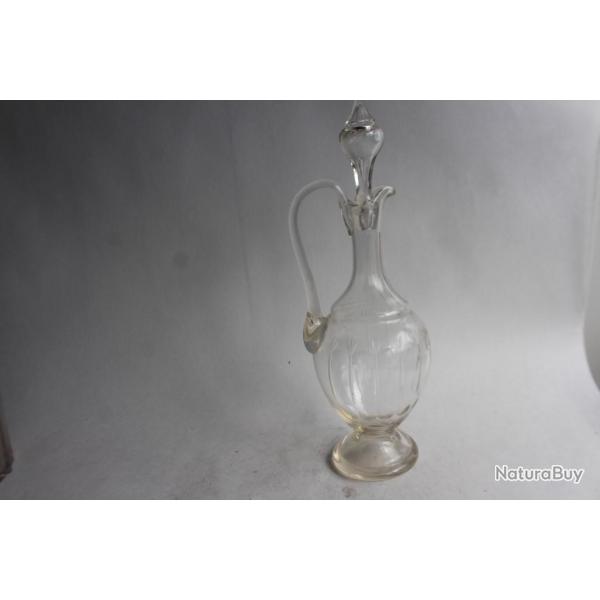 Carafe verre souffl et taill