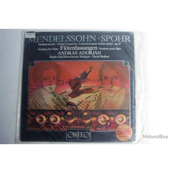 Vinyle 33T Mendelssohn Spohr Violinkonzerte Orfeo S 046831 A 1983