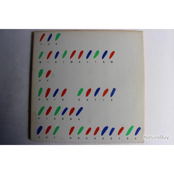 Vinyle 33T The minimalism of Erik Satie hat ART 2005 coffret 1984