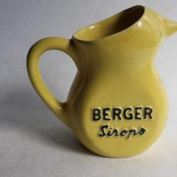 Pichet publicitaire BERGER Sirops