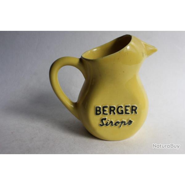Pichet publicitaire BERGER Sirops