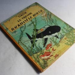 BD TINTIN Le trésor de Rackham le Rouge B29 1960