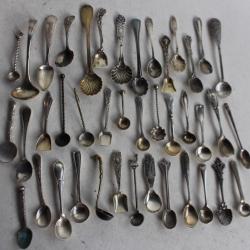 Collections 41 anciennes cuillères a sel argent