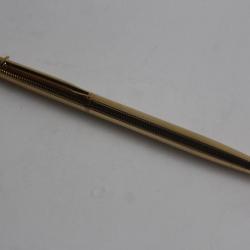 CARAN D'ACHE Stylo bille Madison Clou de Paris plaqué or