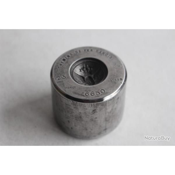 Matrice bouton de livre Chemin de fer Danois 1888 Bagriot