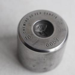 Matrice bouton de livrée Chemin de fer Danois 1888 Bagriot