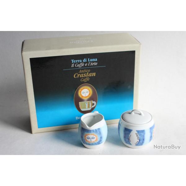 Sucrier Pot  crme Terra di Luna Walter Tacchini Crastan Caf