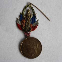 Médaille école Edmonton Middlesex Angleterre 1948-49