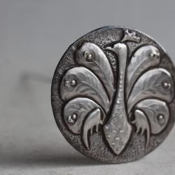 Épingle à chapeau Paon Art nouveau