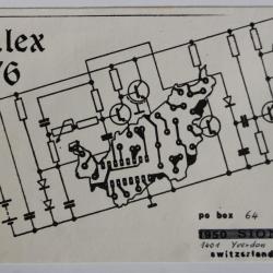 Carte postale QSL Radio Amateur Alex 76