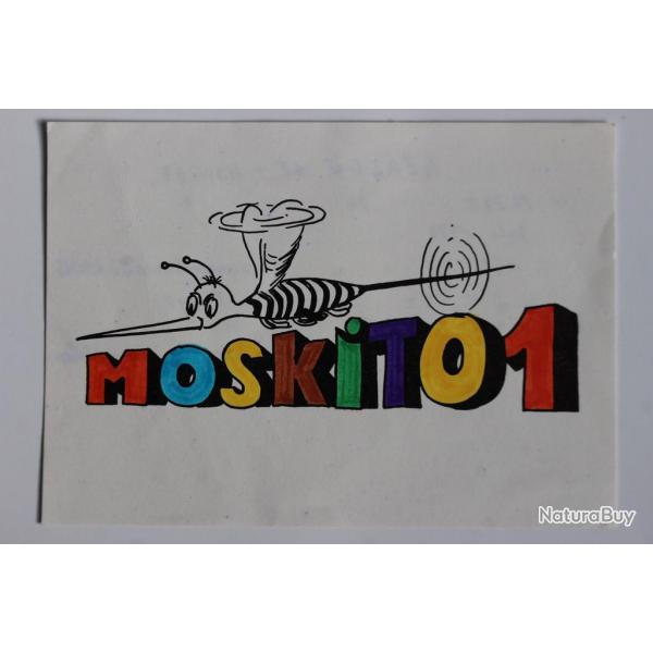 Carte postale QSL Radio Amateur Suisse Moskito 1