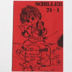 Carte postale QSL Radio Amateur Suisse Schiller