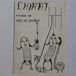 Carte postale QSL Radio Amateur Suisse Chirat 76