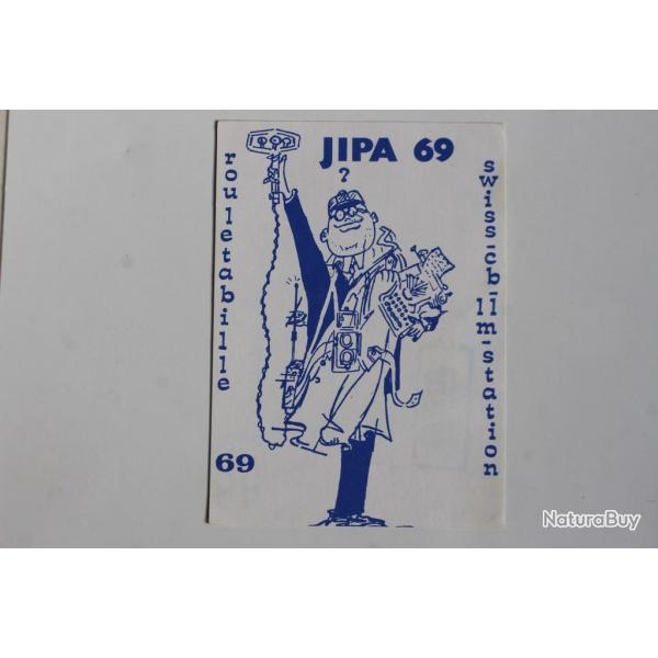 Carte postale QSL Radio Amateur Suisse Jipa 69