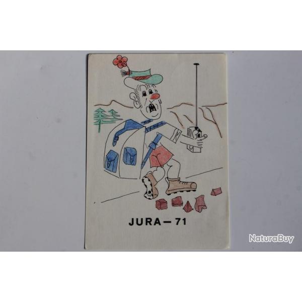 Carte postale QSL Radio Amateur Suisse Jura 71