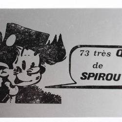 Carte postale QSL Radio Amateur Suisse Spirou 68