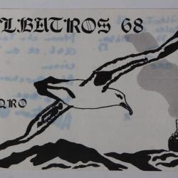 Carte postale QSL Radio Amateur Suisse Albatros 68