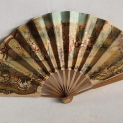 Éventail publicitaire Restaurant Royal Den Haag La Haye Pays-Bas