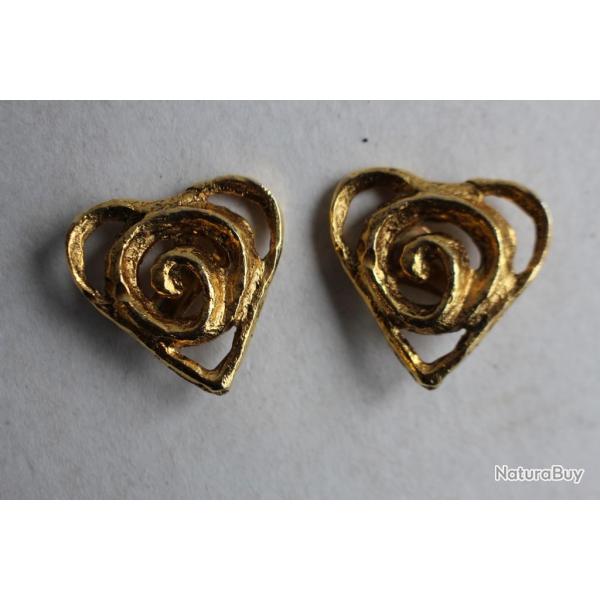 Clips d'oreilles CAROLE Saint Germs Paris bijoux vintage