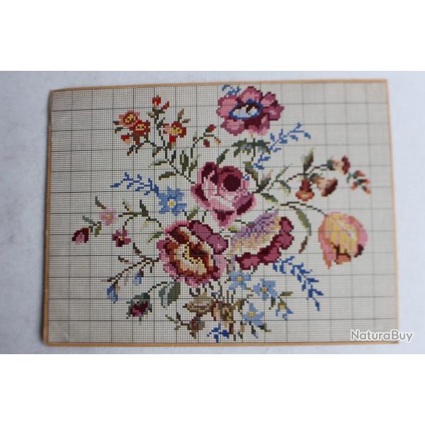 Carton tapisserie de Berlin XIXe sicle broderie couture