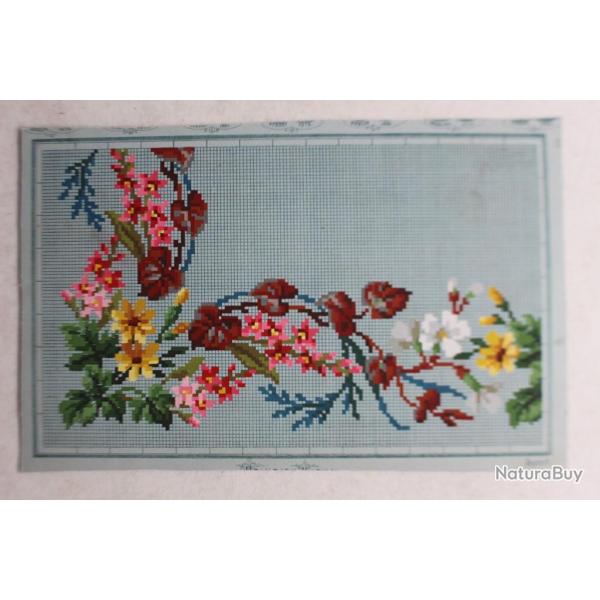 Carton tapisserie de Berlin Heinrich Kuehn XIXe sicle broderie couture