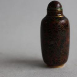 Ancien flacon a tabac émaux cloisonnés Chine