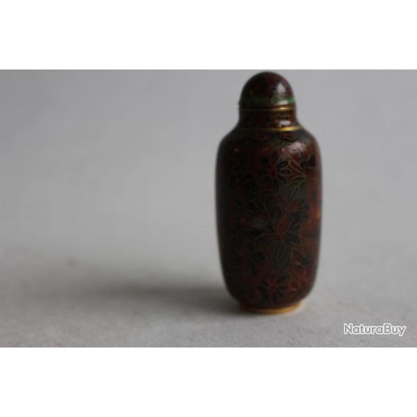 Ancien flacon a tabac maux cloisonns Chine