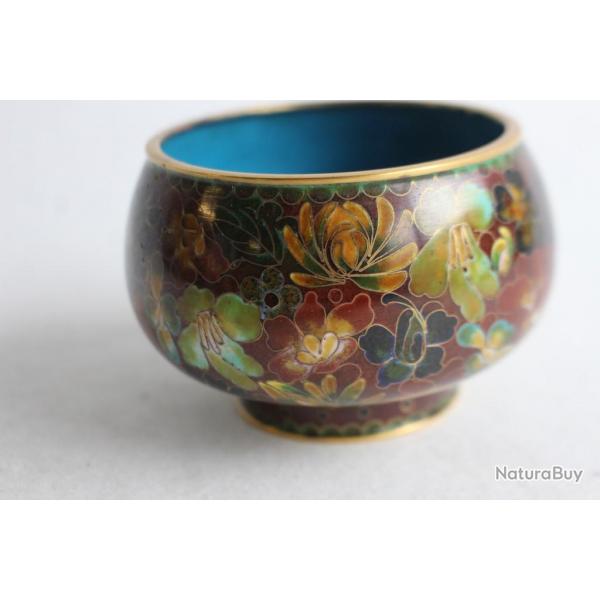 Petite coupe en maux cloisonns Chine