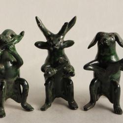 Animaux musiciens céramique