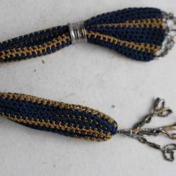 Bourse porte louis d'or XIXe siècle perlé d'acier