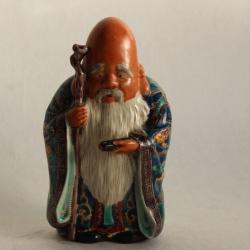 Sage chinois Shouxing porcelaine émaillée Chine