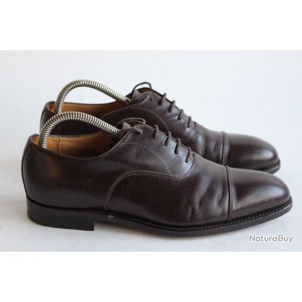 BOWEN Stockport Chaussures  lacets homme cuir marron T42 Richelieu