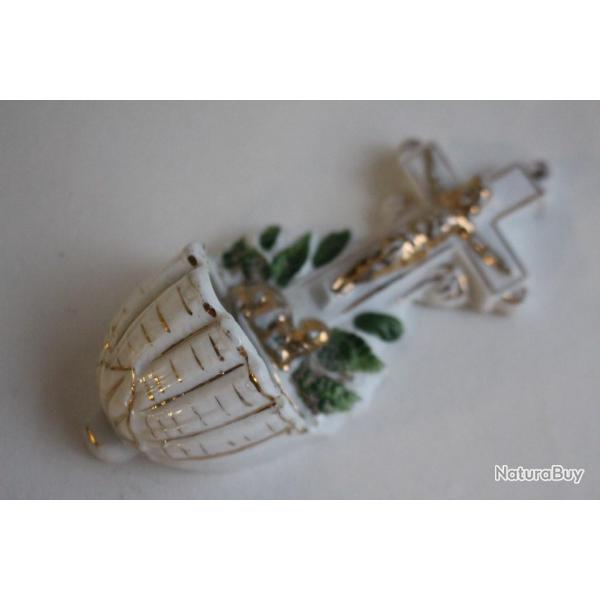 Bnitier ancien porcelaine