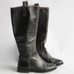 Bottes cuir Massimo Dutti Chaussures femme T36