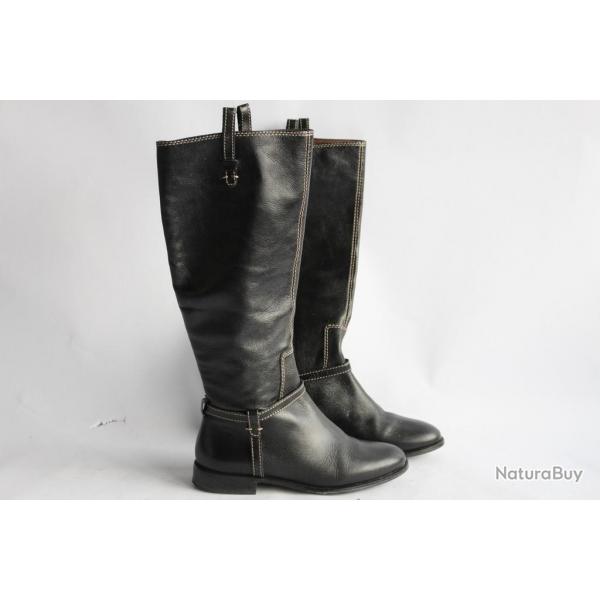 Bottes cuir Massimo Dutti Chaussures femme T36