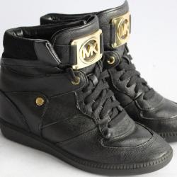 MICHAEL KORS Baskets talons compensés Nikko High Top Chaussures T37