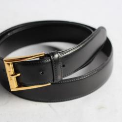 Ceinture LOEWE cuir noir T 95