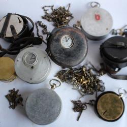 Contrôleurs agent sécurité Suisse Securitas horloge