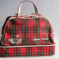 Sac publicitaire Mayor Voyages Airtour Suisse vintage