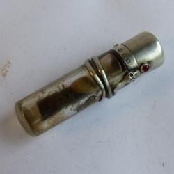 Flacon à sel cristal argent Anglais serpent