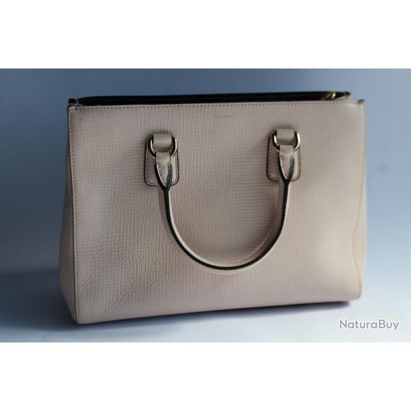 DOLCE & GABBANA Sac  main cuir rose