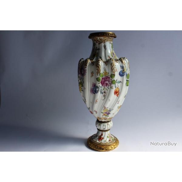 Vase porcelaine Allemagne HOECHST Antiquits