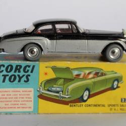 CORGI TOYS 224 Voiture Bentley continental sports saloon H.J. Mulliner
