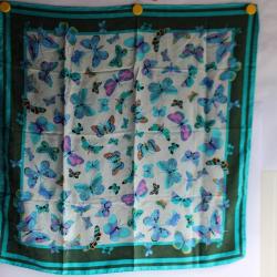 SEVINI Foulard en soie Papillons
